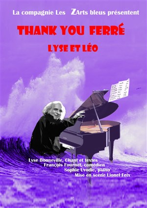 Affiche de Thank You Leo en Hommage à Léo Ferré