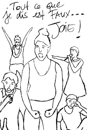 Affiche de Tout ce que je dis est faux. joie !
