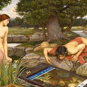 Affiche de Narcissus reflected