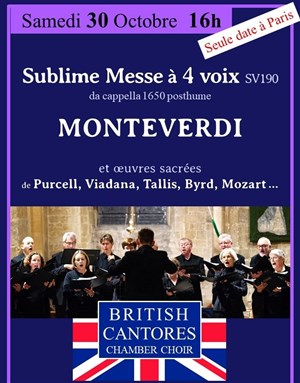 Affiche de British Cantores Chamber Choir