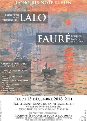Affiche de Concert Note et Bien