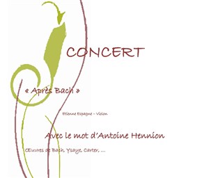 Affiche de Bach et après