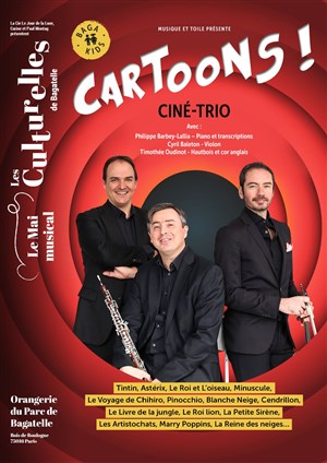 Affiche de Ciné-Trio : Cartoons !
