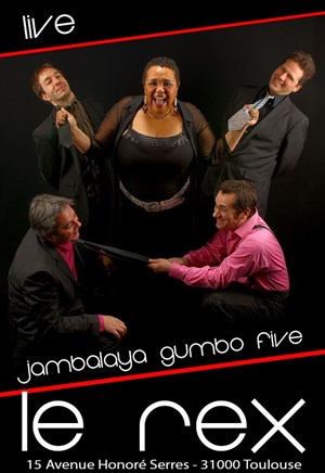 Affiche de Jambalaya Gumbo five + Drew Davies