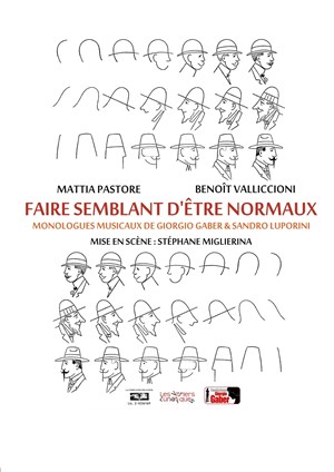 Affiche de Faire semblant d'être normaux