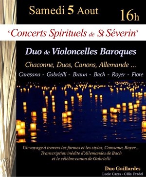Affiche de Duo de Violoncelles Baroques