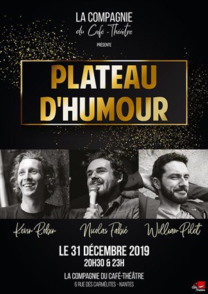 Affiche de Plateau d'humour nantais | Réveillon du 31 décembre