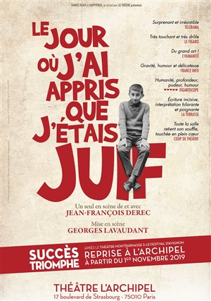 Affiche de Le jour où j'ai appris que j'étais juif