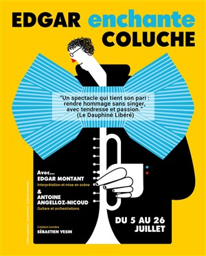Affiche de Edgar enchante Coluche