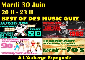 Affiche de Best of music quiz 60's, 70's, 80's, 90's