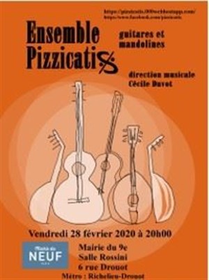 Affiche de Ensemble Pizzicatis : Guitares et Mandolines