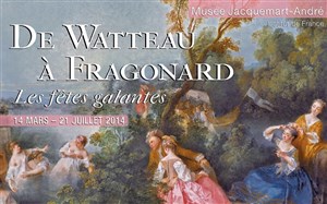 Affiche de Visite guidée : De Watteau à Fragonard, les fêtes galantes | Par Céline Parant