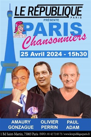 Affiche de Paris chansonnier