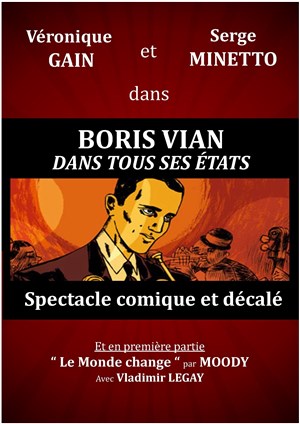 Affiche de Boris Vian dans tous ses états