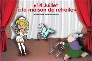 Affiche de 14 juillet à la maison de retraite