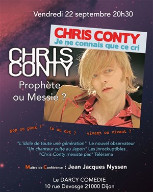Affiche de Chris Conty : prophète ou messie ?