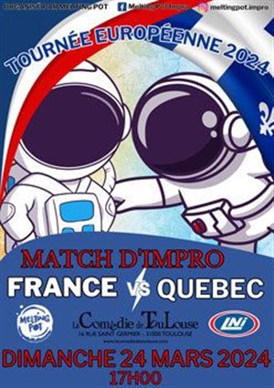 Affiche de Match d'impro : France vs Quebec