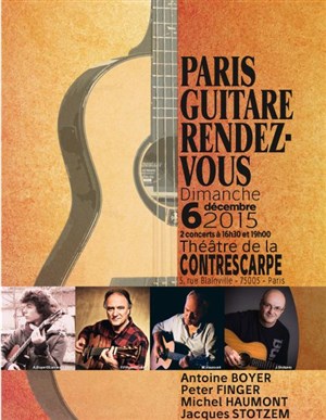 Affiche de Paris Guitare Rendez-Vous