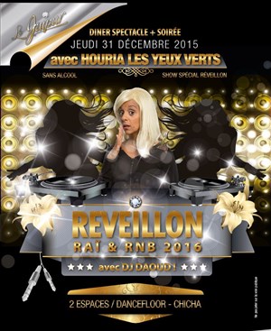 Affiche de Réveillon oriental 2016 | Houria les yeux verts