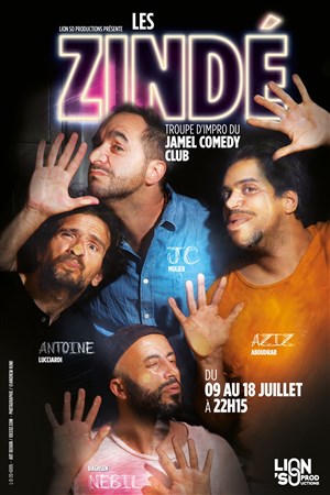 Affiche de Les Zindé : Troupe d'impro du Jamel Comedy Club