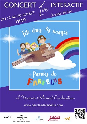 Affiche de Tête dans les nuages