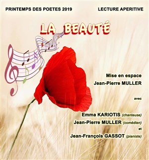 Affiche de Printemps des poètes : La beauté