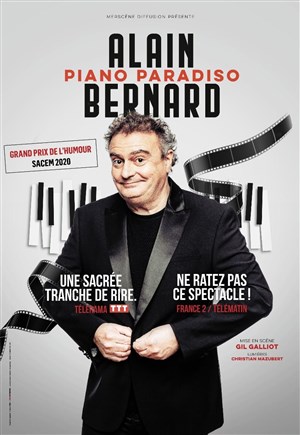 Affiche de Alain Bernard dans Piano Paradiso