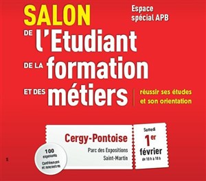 Affiche de Salon de l'etudiant de la formation et des métiers