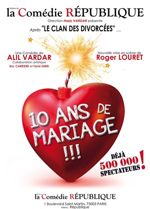 Affiche de 10 ans de Mariage
