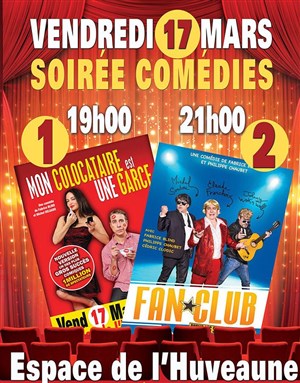 Affiche de Mon colocataire est une garce et Fan Club | Soirée Comédies