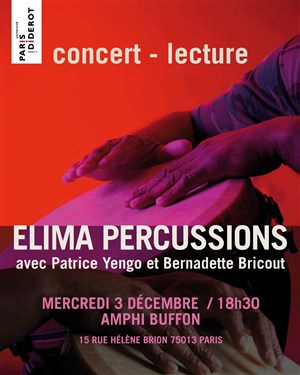 Affiche de Elima percussions