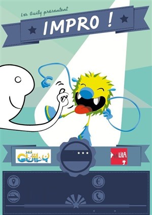 Affiche de Match d'impro Lille-Lyon