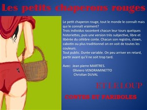 Affiche de Les petits chaperons rouges et le loup