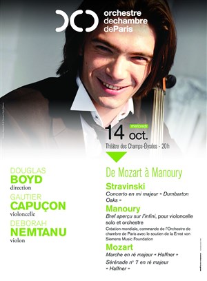 Affiche de De Mozart à Manoury