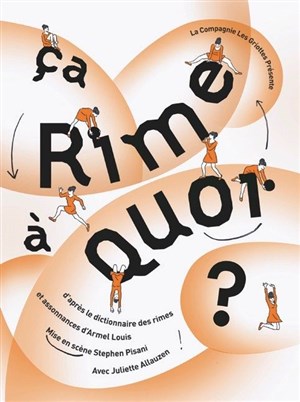 Affiche de Spectacle performance : ça rime à quoi ?"