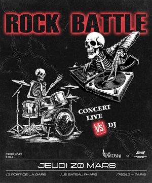 Affiche de Rock Battle Live vs DJ