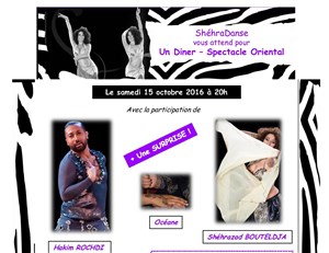 Affiche de Dîner-Spectacle Oriental