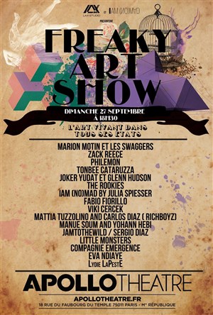 Affiche de Freaky Art Show