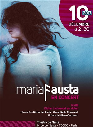 Affiche de Maria Fausta en concert
