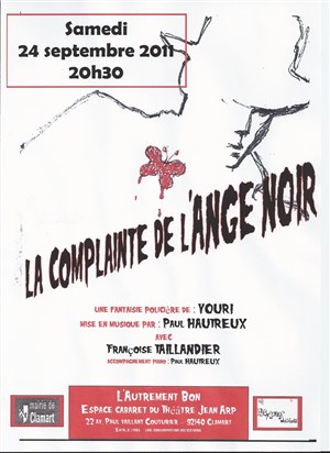 Affiche de La complainte de l'Ange Noir | L'Autrement Bon