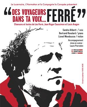 Affiche de Des voyageurs dans ta voix...Ferré