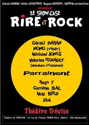 Affiche de Showcase Rire et Rock