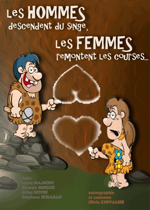 Affiche de Les hommes descendent du singe, les femmes remontent les courses