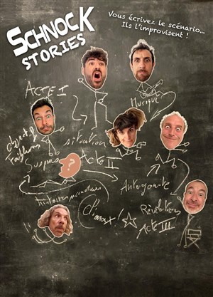Affiche de Festival d'improvisations : Les Schnock stories