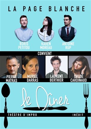 Affiche de La Page Blanche : Le dîner