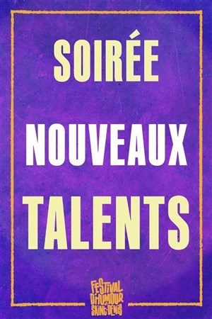Affiche de Soirée Nouveaux Talents