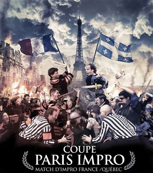 Affiche de Match d'impro France/Québec