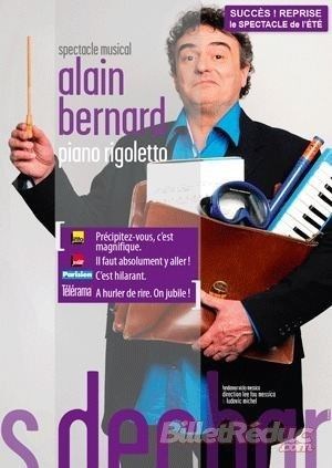 Affiche de Alain Bernard dans Piano Rigoletto