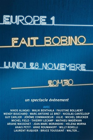 Affiche de Europe 1 fait Bobino