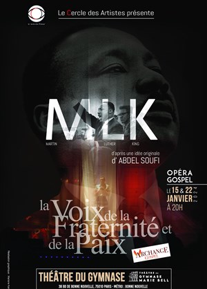 Affiche de MLK : La voix de la Fraternité et de la Paix